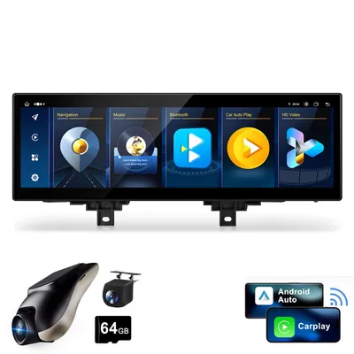Produktbild von 14,9" HD Carplay Android 14 Autoradio 8-Kern 8+128G LTE 4G GPS Navi Für BMW F30 F31 F32 F33 2013-2016 NBT DVR Kamera
