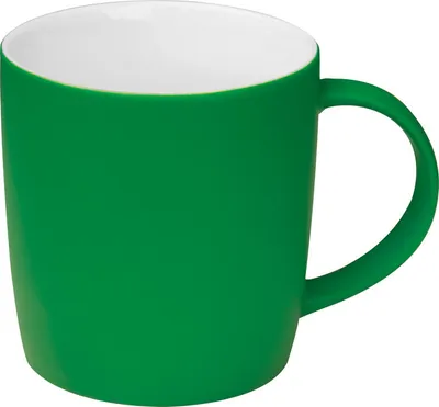 Produktbild von Porzellantasse / Kaffeetasse / Fassungsvermögen: 300 ml / Farbe: grün