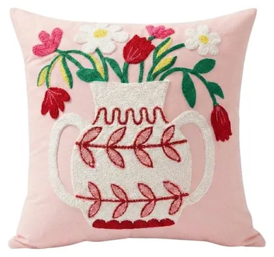 Obrázek produktu pro Povlak na polštář VASELLA 45x45 cm, růžový