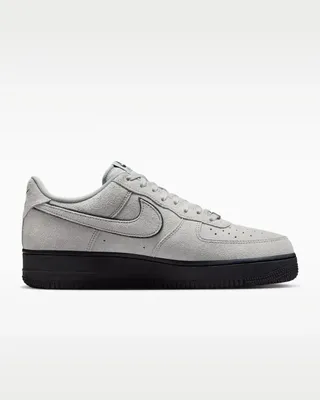 Produktbild von NIKE AIR FORCE 1 '07 LV8 Herren Grau Sneakers Sportschuhe Leder Alltag (HQ1966-001)