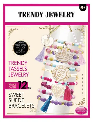 Imagen del producto de Conjunto de joyería moderno con adorables pulseras de ante