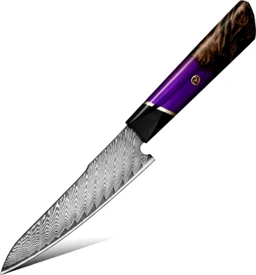 Produktbild von Damast Küchenmesser Tokiwa - Utility | Exquisite Schärfe & Design KP35123