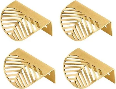 Produktbild von Famanu Möbelgriffe in Gold, Set von 4 - stilvolles Design