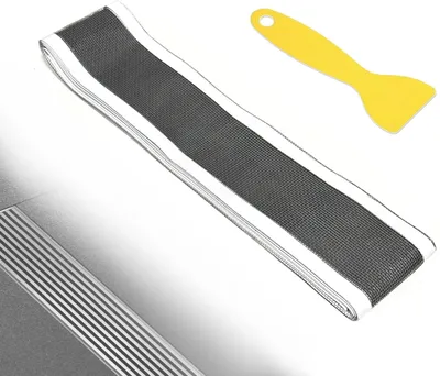 Produktbild von Haarsieb Dusche Abfluss Haarfänger Einweg Duschabfluss Duschrinne Haarsieb mit Plastikspachtel (7cm10m)