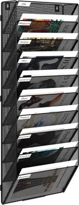 Produktbild von Famanu Wandorganizer 10 Fächer - Schwarz