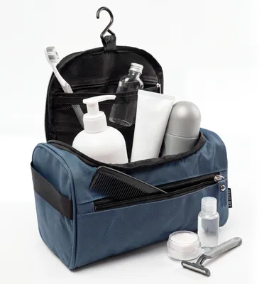 Productafbeelding van Travelnet Toilettas met Haak, ruime reis Toilettas 4,5 liter