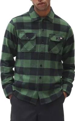Image de DICKIES Chemise Homme Coton Vert GR68840 - Taille : XS