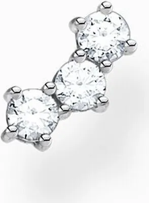 Produktbild von Single Ohrstecker aus 925er Silber mit Zirkonia von Thomas Sabo