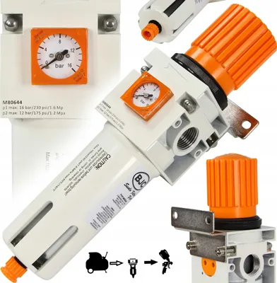 Obrázek produktu pro 1/2'' 15bar BJC vypouštěcí kohoutek s regulátorem