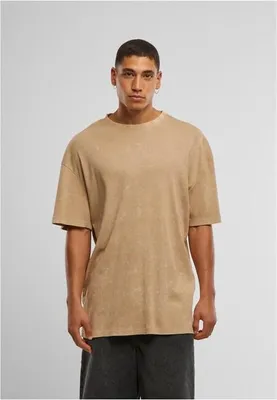 Obrázok produktu pre Pánske tričko Urban Classics Washed Rib Tee unionbeige - XXL