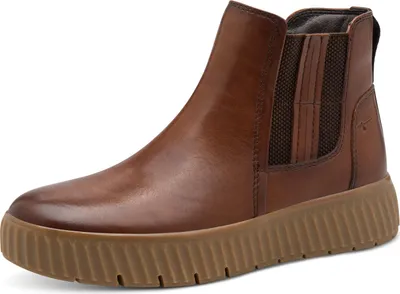 Produktbild von Tamaris Comfort Stiefelette - Cognac Leder Größe: 38 Weite: Normal