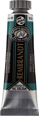 Immagine prodotto di Vernice ad olio Rembrandt in tubetto 15 ml verde cobalto 610