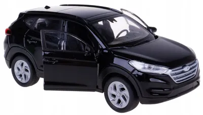 Produktbild von Welly Hyundai Tucson 3 Metallmodell Schwarz Maßstab 1:32