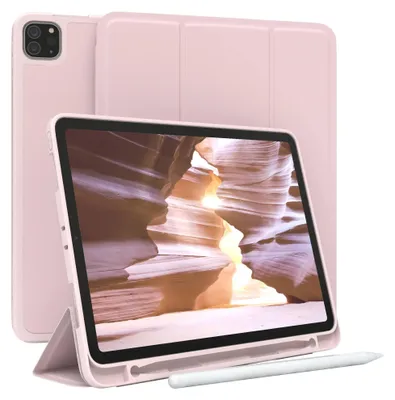 Produktbild von EAZY CASE Smartcase mit Stifthalter für Apple iPad Pro 11" (2018/2020/2021) Hülle mit Stifthalterung, Tablet Cover aufstellbar  11 Zoll in Rosa