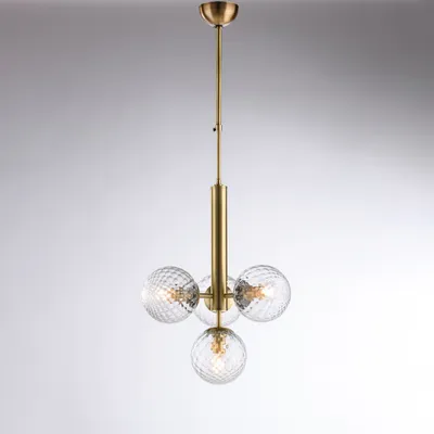 Produktbild von Armonia Zeitgenössischer Kronleuchter Bronze 4 Lichter E14