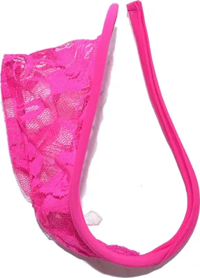 Produktbild von Herren C String Unterwäsche aus 100% Polyester in Rosa, Einheitsgröße