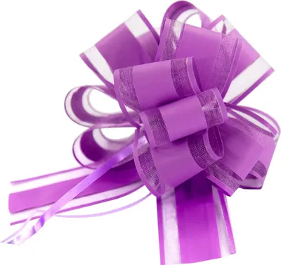 Produktbild von Oblique Unique Geschenkschleife Deko Schleife für Geschenke Tüten Zuckertüte Weihnachten Geschenkdeko - dunkellila