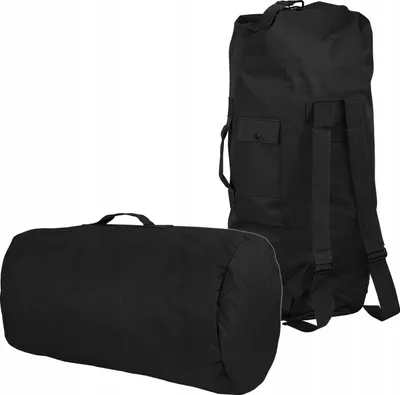 Zdjęcie produktu dla Dominator Large Duffle Bag 100L okrągła duża torba marynarska czarna