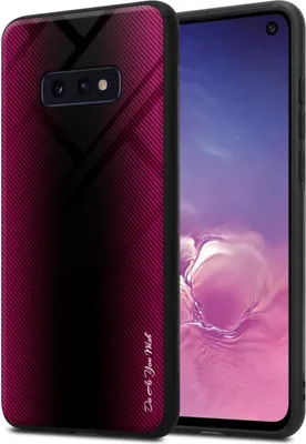 Produktbild von Cadorabo Hülle für Samsung Galaxy S10e Schutz Hülle in Pink Handyhülle TPU Etui Cover Case Tempered Glas