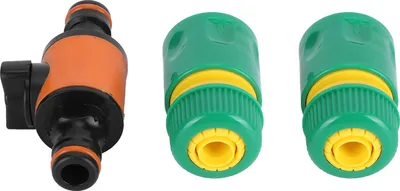 Image de 3PCS /Set American Type On/Off Ball Valve Garden Hose Quick Connectors Hose Repair KitG1/2