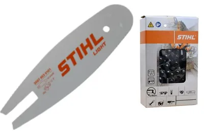 Produktbild von STIHL Führungsschiene Light 10cm 1/4"P 1,1 mm 30070030101 + 1x Kette 36700000028