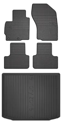 Obrázek produktu pro Gumové autokoberce SolidPRO + vana kufru DryZone pro: Mitsubishi ASX 2010-2019 SUV 5 ks
