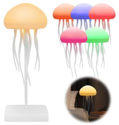 Zdjęcie produktu dla Ładowalna lampa LED meduzy z dynamicznymi mackami