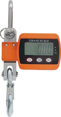 Obrázek produktu pro 0.05-500kg Digitální závěsná váha s HD-LCD displejem přenosná mini jeřábová váha oranžová