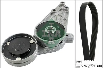 Produktbild von INA 529 0096 10 Keilrippenriemensatz für VW PASSAT Variant (3B6)