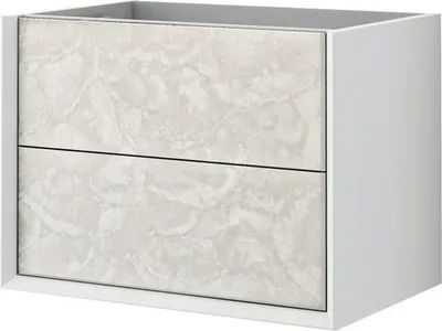 Produktbild von Baden Haus Waschtischunterschrank Bellagio BxHxT 70 x 51 x 46 cm Frontfarbe grau glanz