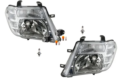 Produktbild von Johns, Scheinwerfer passend für Nissan Pathfinder R51 10- Leuchtmittel L R + Stellmotor 26056BN702 26056AU300 0006000619811 09160989 4500689 600061981