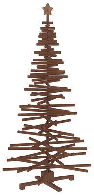 Obrázok produktu pre vidaXL Drevený vianočný stromček KOTKA, 180 cm, masívne borovicové drevo