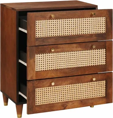 Zdjęcie produktu dla vidaXL Kredens brązowy 60 x 33 x 75 cm Lite drewno mango