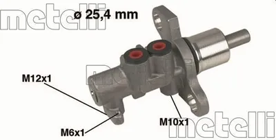 Produktbild von METELLI 05-0368 Bremszylinder Hauptbremszylinder für VW PASSAT Variant (3B6) PASSAT Variant (3B5) für AUDI A4 Limousine (8D2, B5) A4 Avant (8D5, B5)