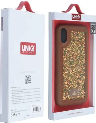 Produktbild von Backcover for iPhone Xs - Brown (8719273284742)