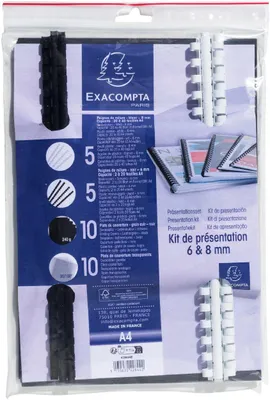 Immagine prodotto di Set per presentazioni con dorso a spirale da 6 e 8 mm