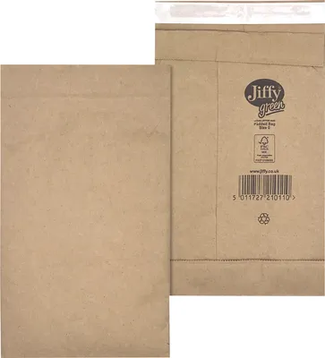 Produktbild von Jiffy Papierpolstertasche Nr. 0 30001310 br 200 St./Pa