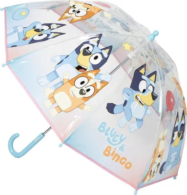 Produktbild von Bluey Kinder Ø 71 cm Regenschirm manueller Bubble-Schirm & Wetterschutz