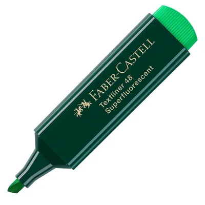 Obrázok produktu pre Faber-Castell 154863, 1 kusov, Zelená, Hrot dláta, Zelená, Zelená, Plast, Polypropylén (PP)