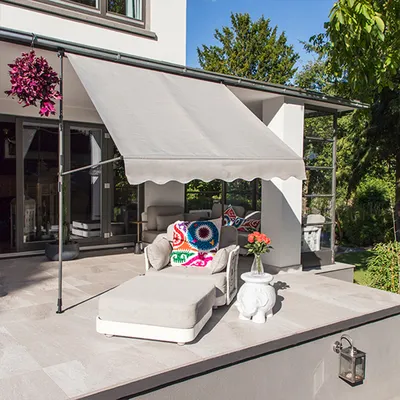 Produktbild von Anbaupavillon 300x250cm Stahlgestell Dach PA beschichtet wasserabweisend