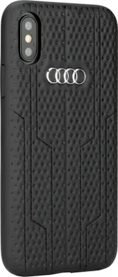 Produktbild von Audi back cover case Apple iPhone Xs Max A6 Serie Black - Sythetic leather