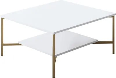 Produktbild von Skye Decor, Gold Line - White, Black, Couchtische, Weiß, 80 x 40 x 80 cm