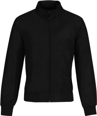 Produktbild von B&C Damen Steppjacke Kragen Tailliert Übergangsjacke Winddicht Kapuze, Größe:2XL, Farbe:Black/Cobalt Blue