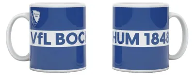 Produktbild von VfL Bochum 1848 Tasse ca. 0,3 l, spülmaschinen- & mikrowellengeeignet, 12x8x9 cm