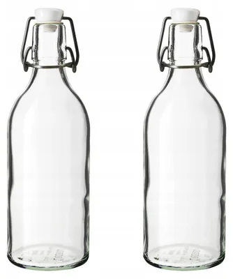 Produktbild von IKEA KORKEN Glasflasche mit Verschluss 0,5 l klar