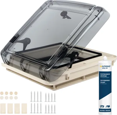Produktbild von Dachhaube Dachfenster Remis Remitop Vista 40 x 40 cm klar + Dichtmittel