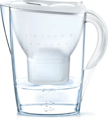 Produktbild von Brita Marella PP Filterkanne (weiß) + 3 Wasserfilterkartuschen