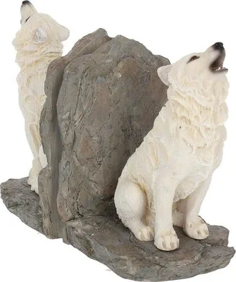 Productafbeelding van Boeksteunen, "Heiler der Nordlichter" - 203 cm, wit