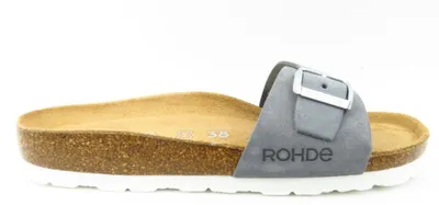 Produktbild von Rohde Velour basalt Pantolette Blau : 42