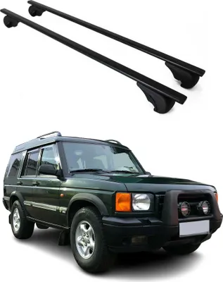 Obrázek produktu pro Příčné střešní nosiče pro Land Rover Discovery 1998–2004, černé